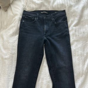 Denim Forum Black Mid Rise Skinny jeans